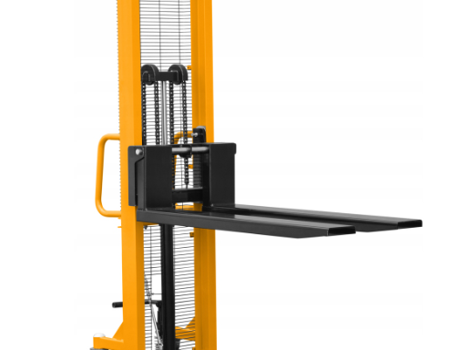 PALECIAK RĘCZNY WÓZEK PALETOWY MASZTOWY 1,6m 1000kg